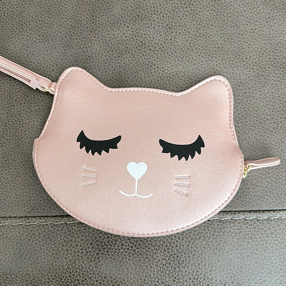 Betsey Johnson Sleeping Kitty Wristlet